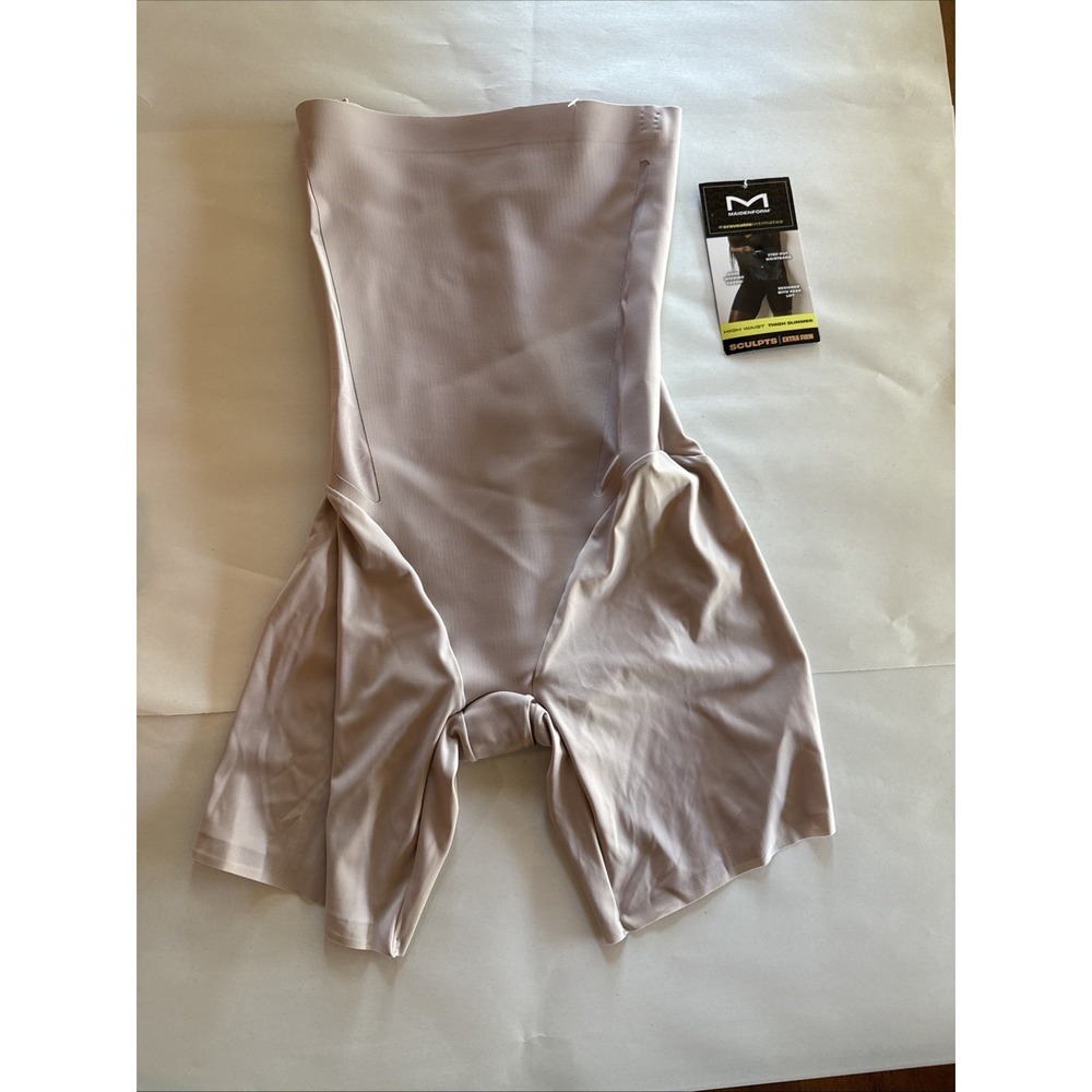 Maidenform Sculpts Extra Firm High Waist Thigh Slimmer Small SES095 Shapewear